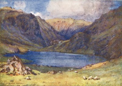 Lake District: Seathwaite Tarn, Duddon Valley von Alfred Heaton Cooper