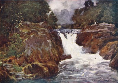 Lake District: Skelwith Force, Langdale von Alfred Heaton Cooper