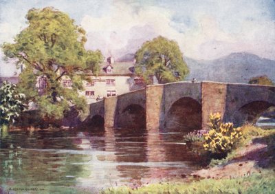 Lake District: Swan Inn, Newby Bridge, Windermere von Alfred Heaton Cooper