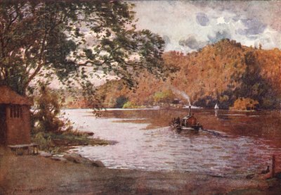 Lake District: Die alte Fähre, Windermere von Alfred Heaton Cooper