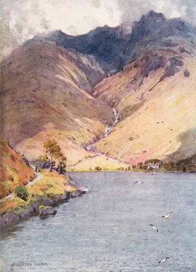 Lake District: Wastwater und Scawfell von Alfred Heaton Cooper