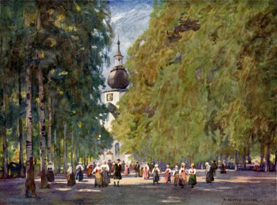 Leksand Kirche von Alfred Heaton Cooper