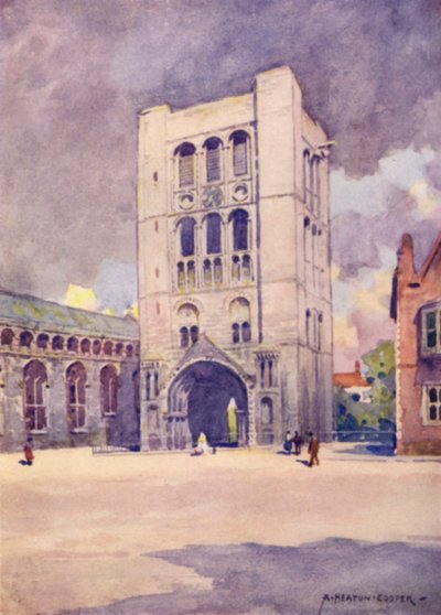Normannischer Turm, Bury St Edmunds, Suffolk von Alfred Heaton Cooper