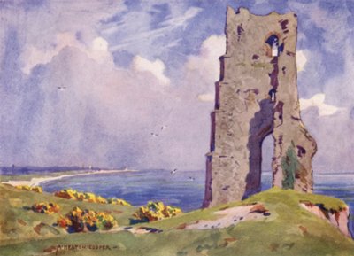 Ruinen der All Saints Kirche, Dunwich, Suffolk von Alfred Heaton Cooper