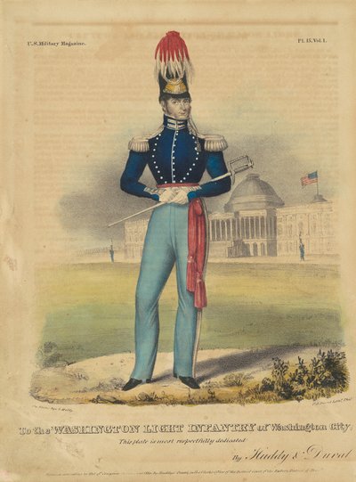 An die Washington Light Infantry von Washington City von Alfred Hoffy