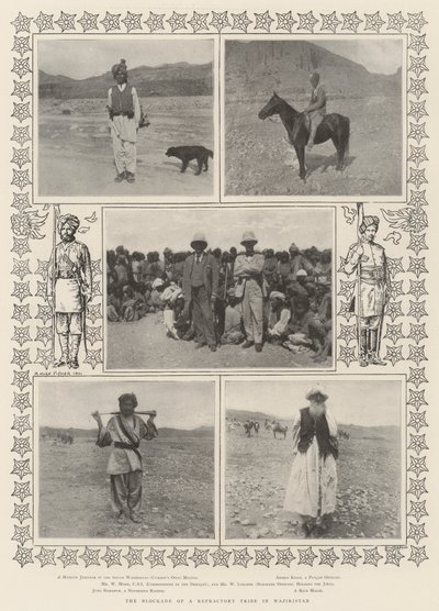 Die Blockade eines widerspenstigen Stammes in Waziristan von Alfred Hugh Fisher
