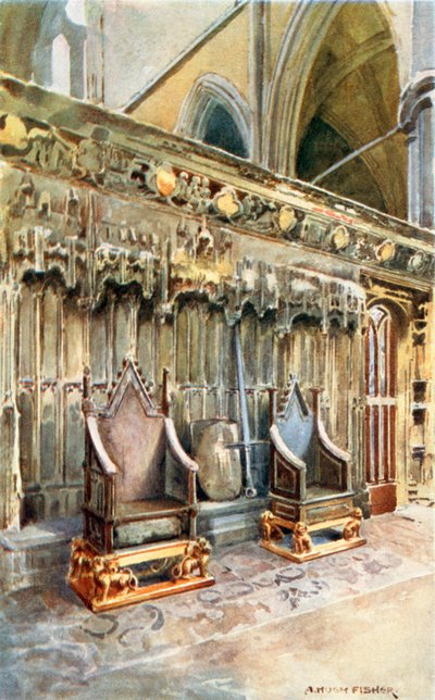 Die Krönungskirche: Westminster Abbey von Alfred Hugh Fisher