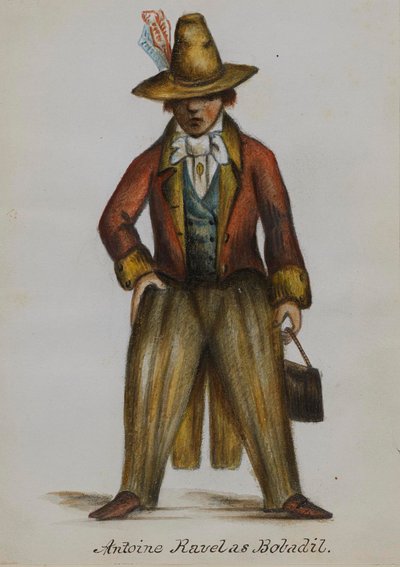 Antoine Ravel als Bobadil von Alfred Jacob Miller