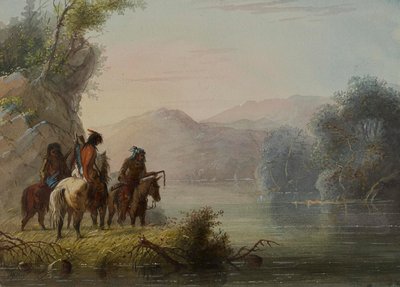 Jäger auf der Suche nach Wild von Alfred Jacob Miller