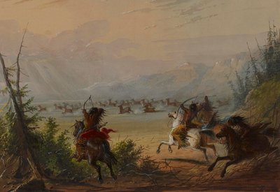Elchjagd von Alfred Jacob Miller