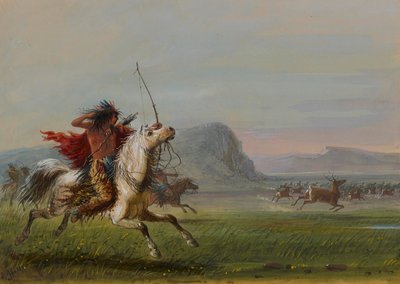 Elchjagd von Alfred Jacob Miller