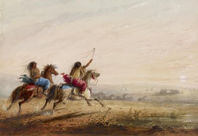 Indische Mädchen: Rennen von Alfred Jacob Miller