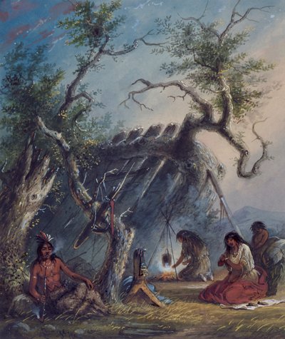 Indianerlodge von Alfred Jacob Miller