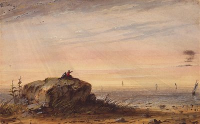 Meeresküste, ca. 1837 von Alfred Jacob Miller