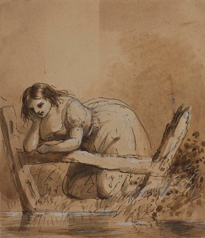 Der Träumer. Luftschlösser bauen. von Alfred Jacob Miller