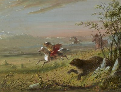 Der Grizzlybär von Alfred Jacob Miller