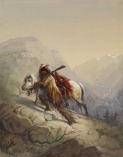 Der Skalp-Lock von Alfred Jacob Miller