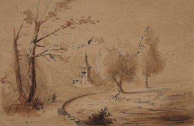 Ansicht eines Anwesens von Alfred Jacob Miller