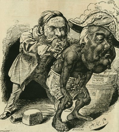 Clement Duvernois (1836-1879), französischer Politiker, versuchte Francois Achille Bazaine zu rehabilitieren von Alfred Le Petit