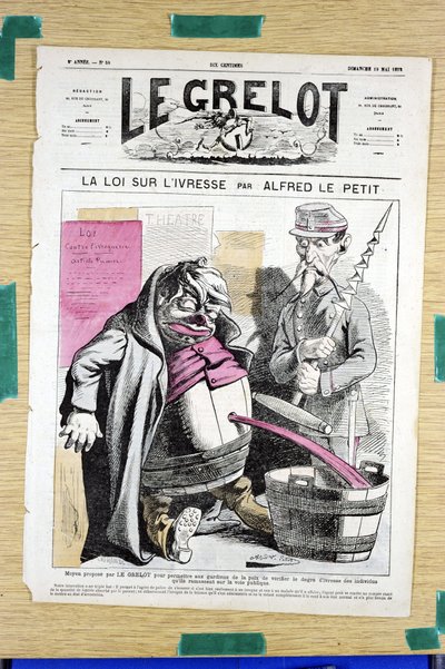 Titelblatt von Le Grelot, Nummer 58, Satirique en Couleurs von Alfred Le Petit