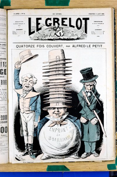 Cover von „Le Grelot“, Nummer 70, Satirique en Couleurs von Alfred Le Petit