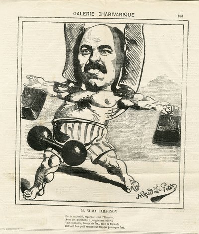 Illustration von Alfred Le Pete (1841-1909) in Le Charivari von Alfred Le Petit