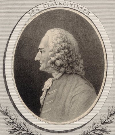 Porträt des Komponisten Jean-Philippe Rameau 1683-1764 von Alfred Lemoine
