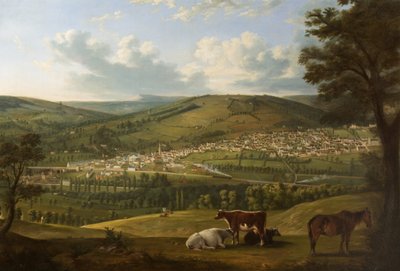 Stroud von nahe Rodborough Fort, Gloucestershire von Alfred Newland Smith