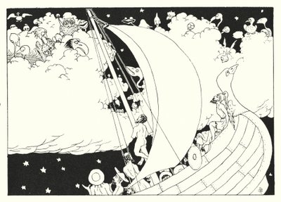Lucians Wahre Geschichte: Wolkenkuckucksheim (Stich) von Alfred Payne Garnett