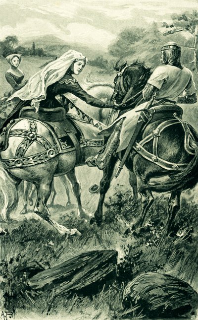 Die Gräfin von Carrick und Robert De Bruce von Alfred Pearse
