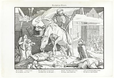 Auch ein Todtentanz, Platte VII von Alfred Rethel