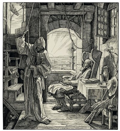 Der Tod als Freund, 1851 von Alfred Rethel