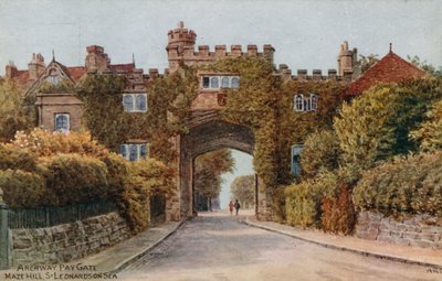 Tor mit Zahlstelle, Maze Hill, St Leonards-on-Sea von Alfred Robert Quinton
