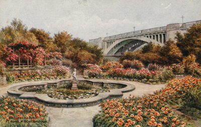 Brücke und Seerosenteich, Peashol M, Scarborough von Alfred Robert Quinton