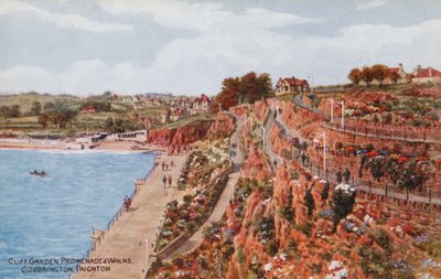 Kliffgarten, Promenade und Spaziergänge, Goodrington, Paignton von Alfred Robert Quinton