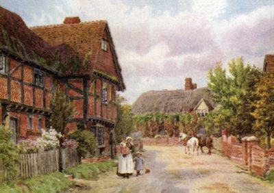 Cottages, East Hagbourne von Alfred Robert Quinton