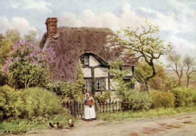 Flieder und Apfelblüten, Harvington, Worcester von Alfred Robert Quinton