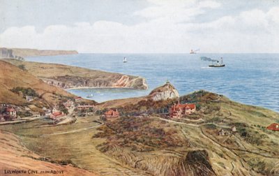 Lulworth Cove, von oben von Alfred Robert Quinton