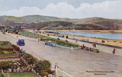 Marine Parade und Mündung, Barmouth von Alfred Robert Quinton