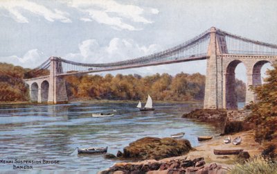 Menai-Hängebrücke, Bangor von Alfred Robert Quinton