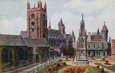 Plymouth, St. Andrews Kirche und Gildehalle von Alfred Robert Quinton
