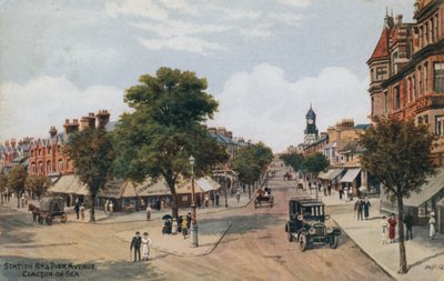 Station Rd und Pier Avenue, Clacton-on-Sea von Alfred Robert Quinton
