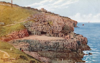 Tilly Whim Höhlen, Swanage von Alfred Robert Quinton