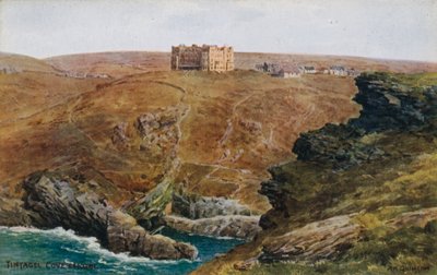 Tintagel, Bucht und Hotel von Alfred Robert Quinton