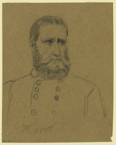 Konföderierter General John Bell Hood von Alfred Rudolph Waud