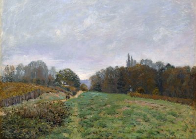 Landschaft von Louveciennes von Alfred Sisley