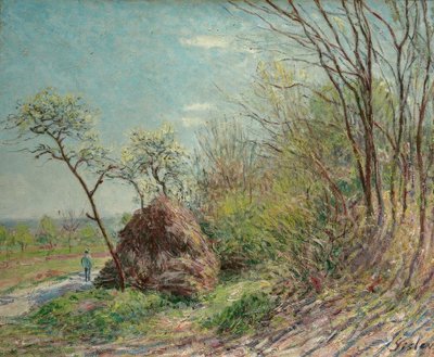 Am Waldrand - Les Sablons von Alfred Sisley