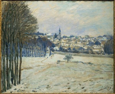 Der Schnee in Marly-le-Roi von Alfred Sisley