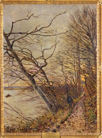 Der Wald von Roches, Veneux-Nadon von Alfred Sisley