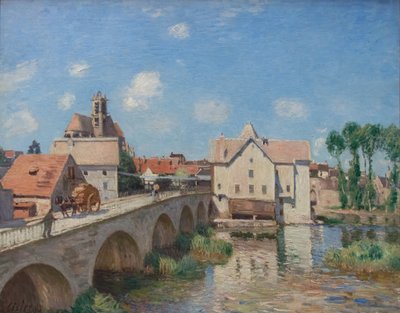 Die Brücke von Moret von Alfred Sisley